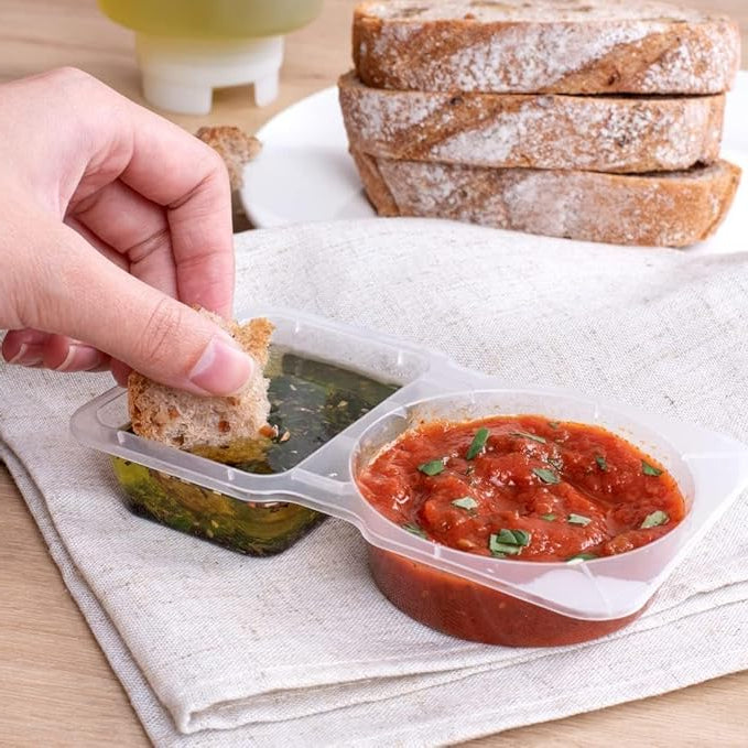 Plastic Condiment Container Set - 15pcs
