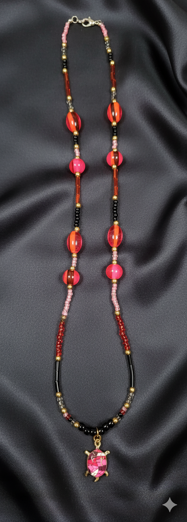 Handmade - The Coral Coast Turtle Necklace