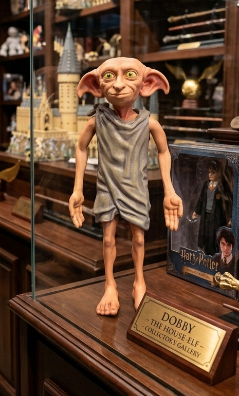 Action Figure - Hogwarts - by Mattel - Harry Potter - Dobby