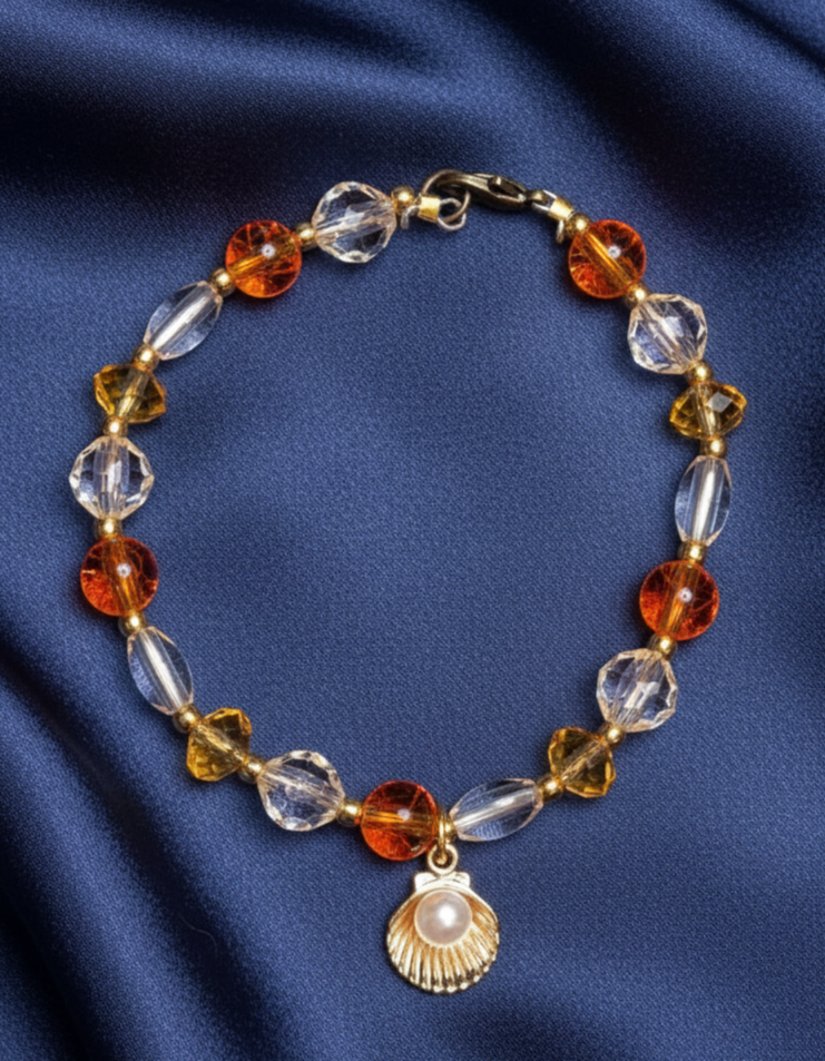 Bracelet - Handmade - Seashell Serenity