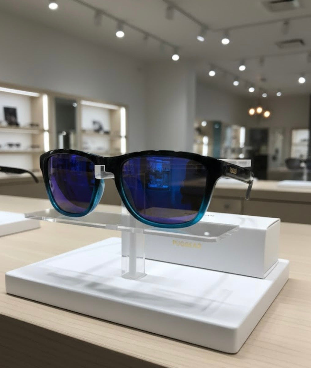 Sunglasses - Black and Blue Ombre