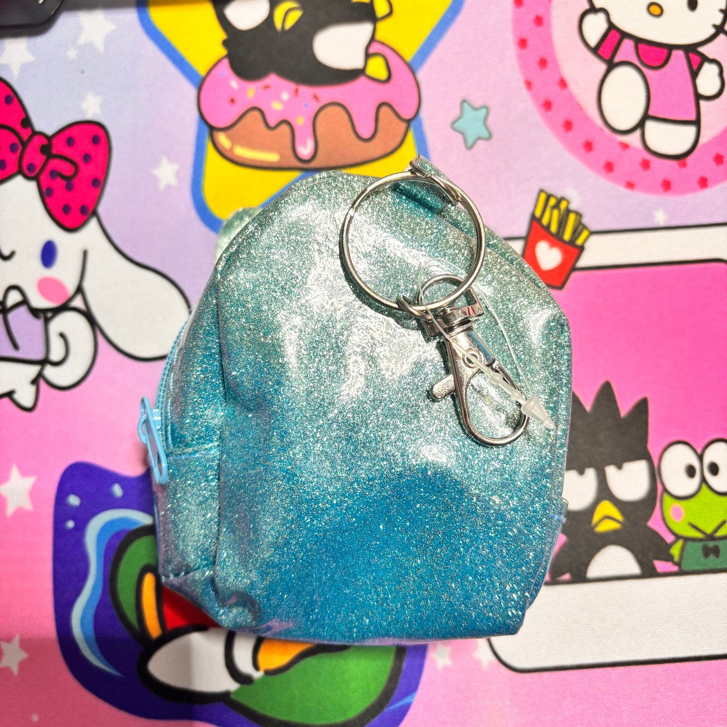 Keychain - Mini Backpack Coin Purse - Dog Face