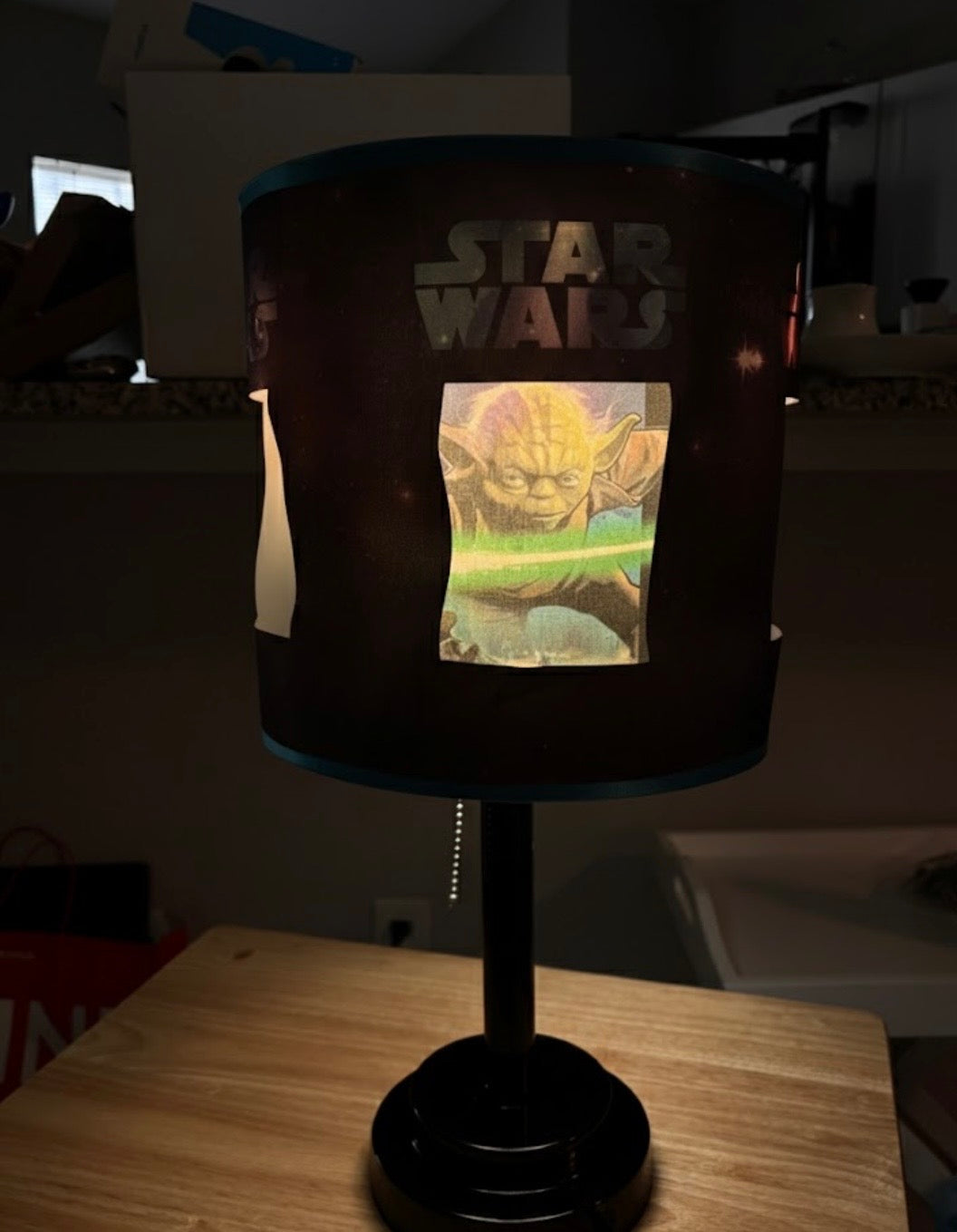 Previous Owned - Star Wars Darth Vader and Yoda Table Lamp