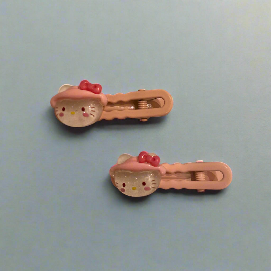 Hair Clips - Hello Kitty - Set of 2
