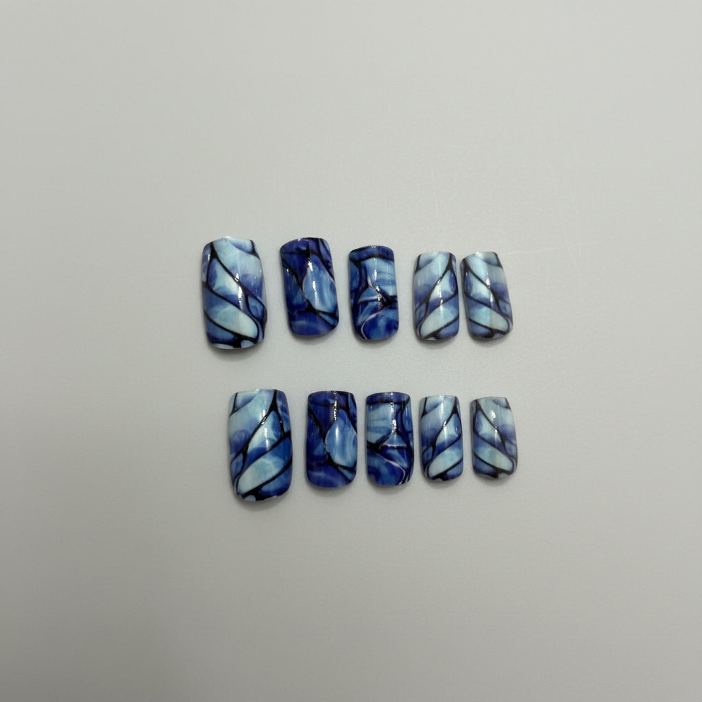 Press on Nails - Big Blue Marble