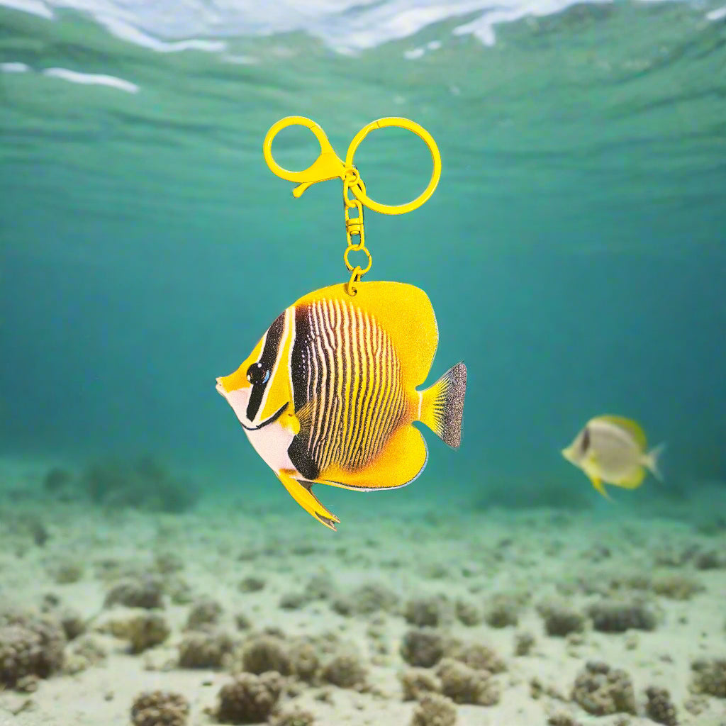 Keychain - Vibrant Exotic Tropical Fish