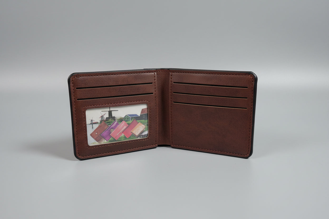 Wallet - Classic Billfold with Dooney & Bourke Embossed Logo - Black or Brown