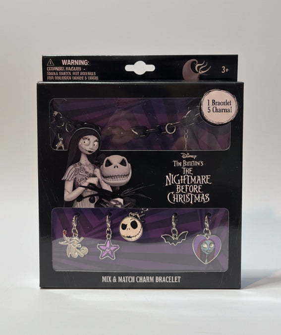 Jewelry Set - Disney - Tim Burton's - The Nightmare Before Christmas - Charm Bracelet Set