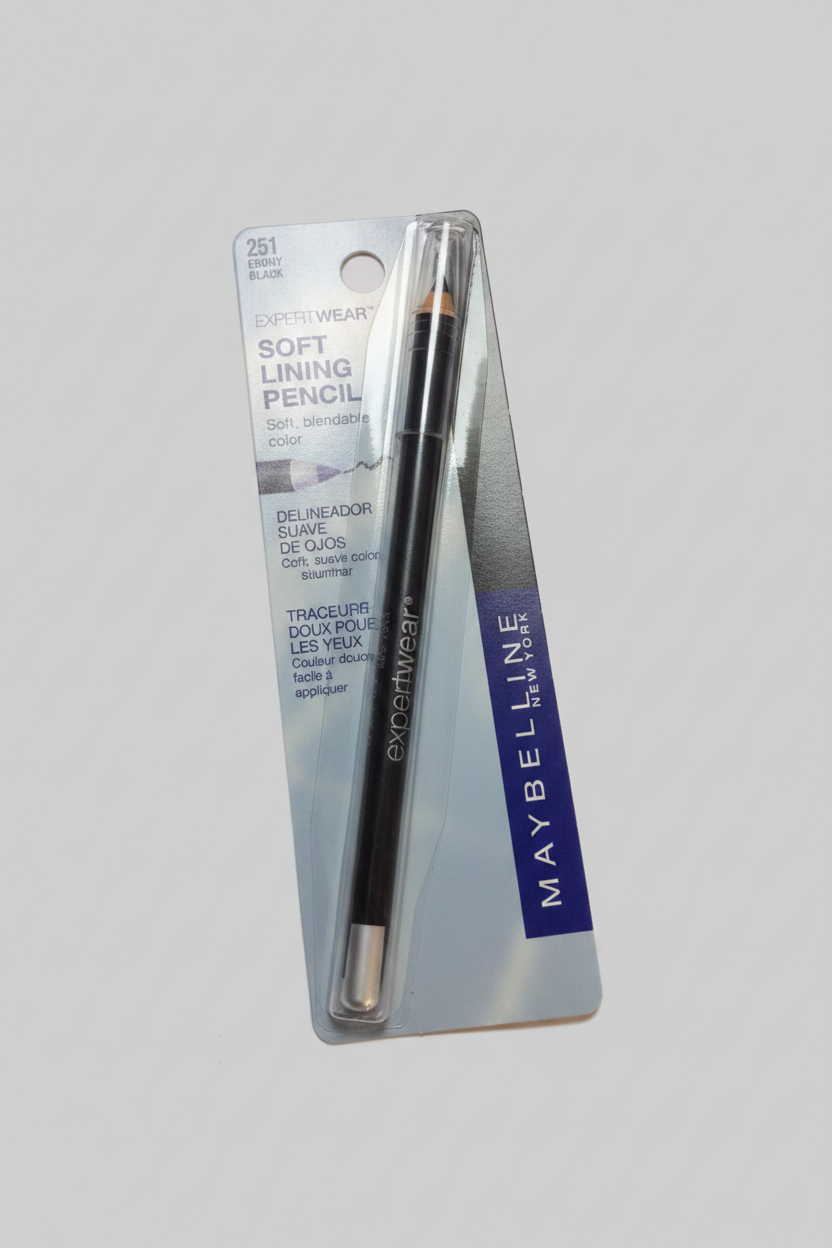 Eyeliner - Expertwear Soft Lining Pencil - #251 Ebony Black - Maybelline