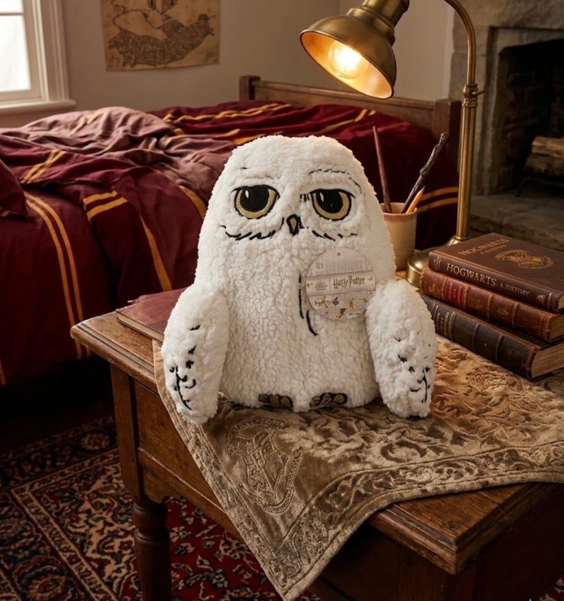 Hot Water Bottle - with Ultra Soft Plush Cover - Harry Potter - Hedwig