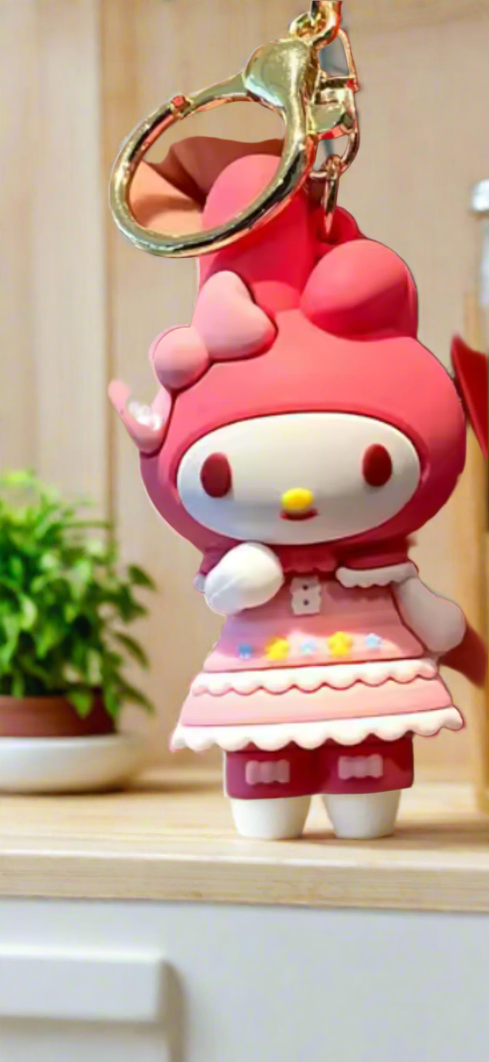 Keychain - Hello Kitty and Friends