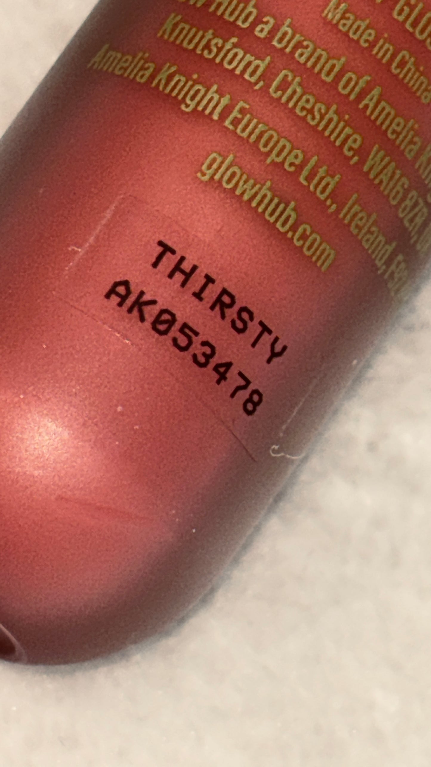 Lip Gloss - Glow Hub - Gen Gleam Collagen Up Lip Glow - in Color "Thirsty"