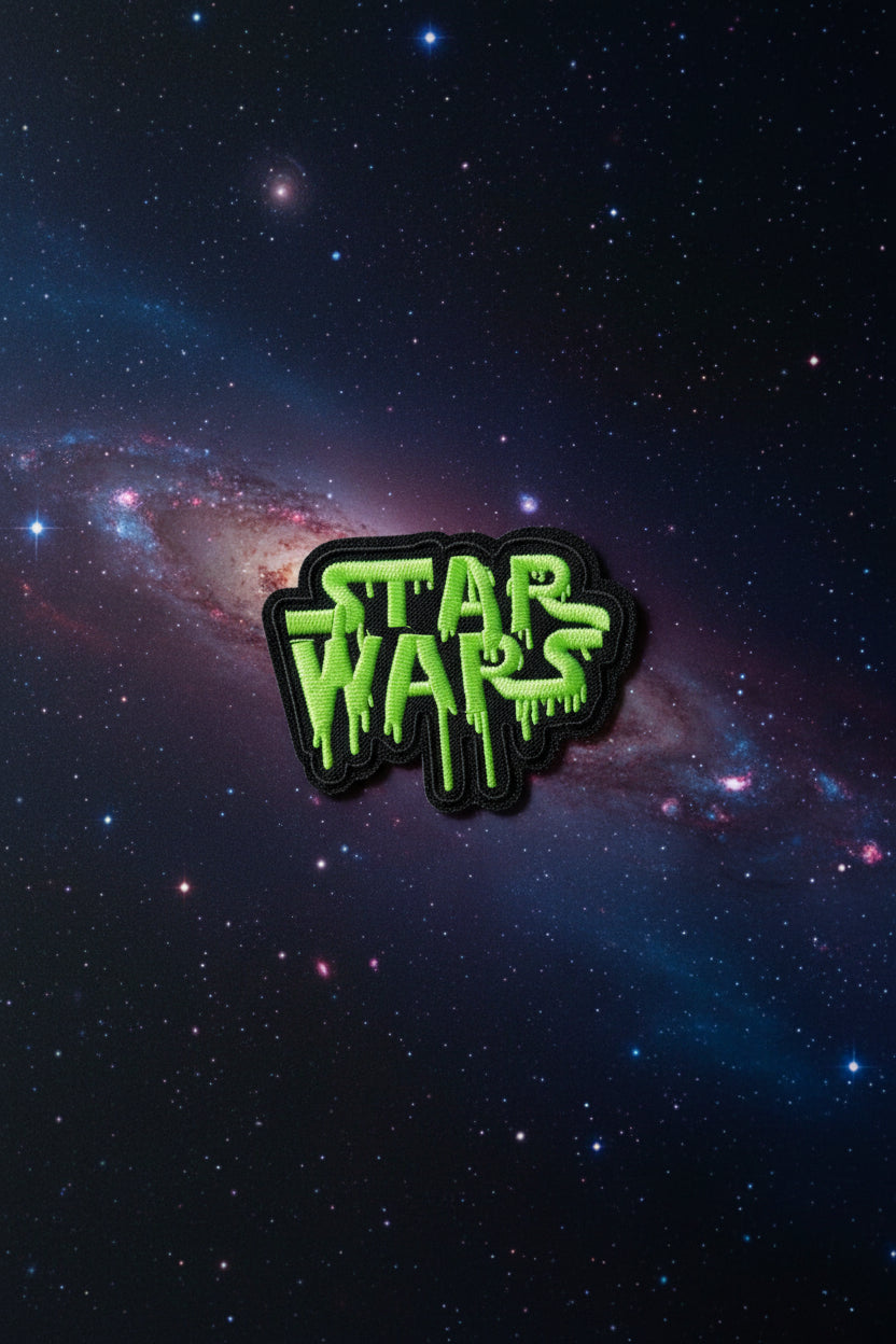 Iron On Patch - STAR WARS - Neon Green - (Horror-themed)
