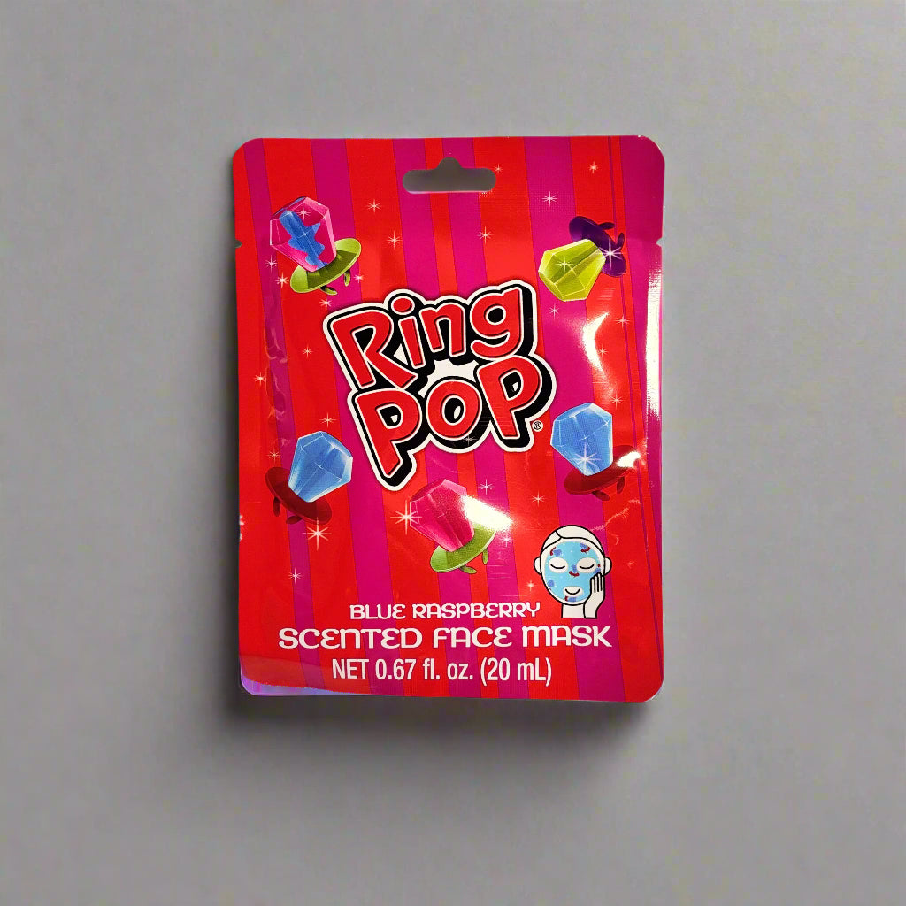 Scented Face Mask - Ring Pop - Blue Raspberry