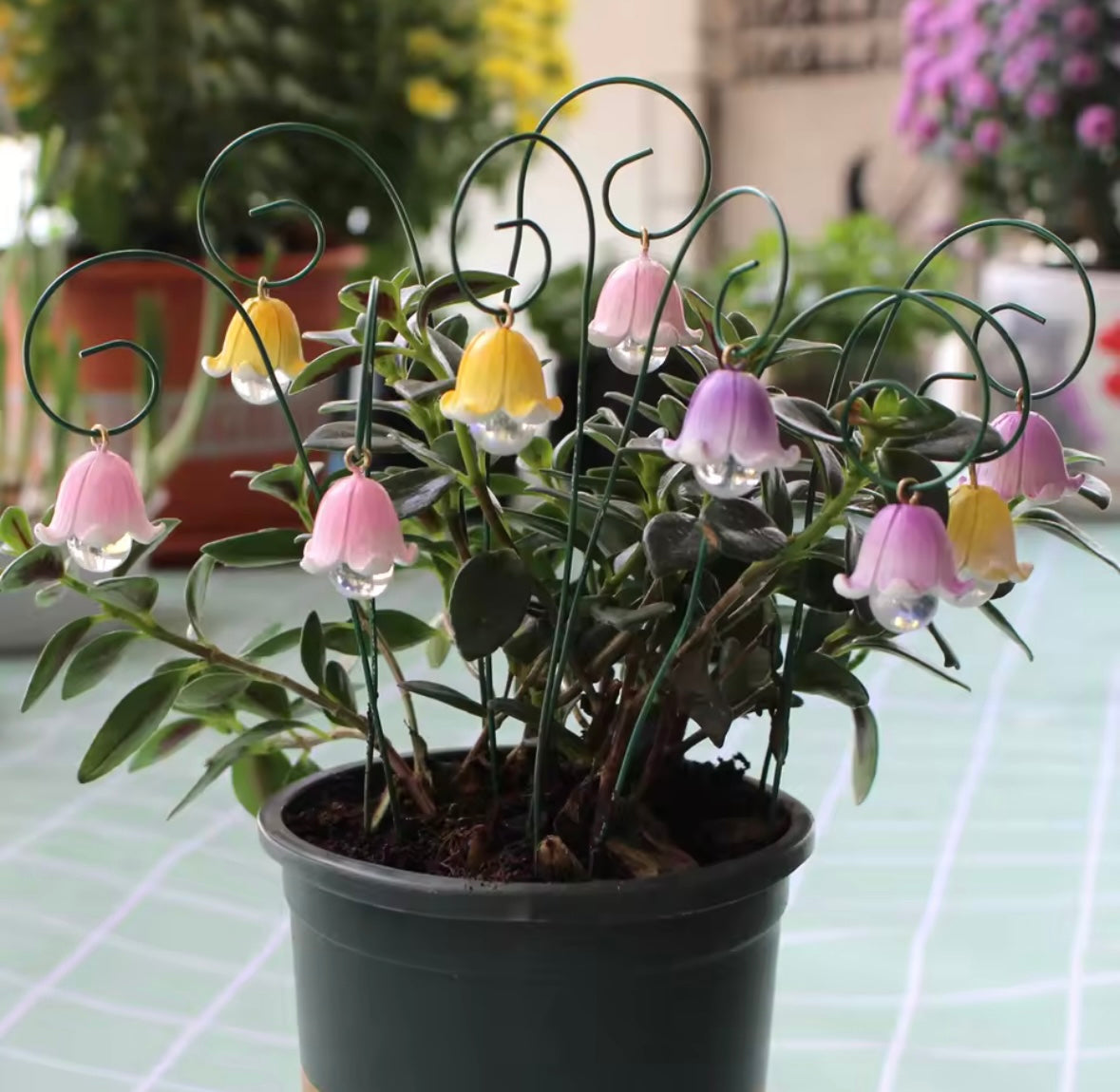 Lily of the Valley Bulb Garden Stake Garden Ornaments