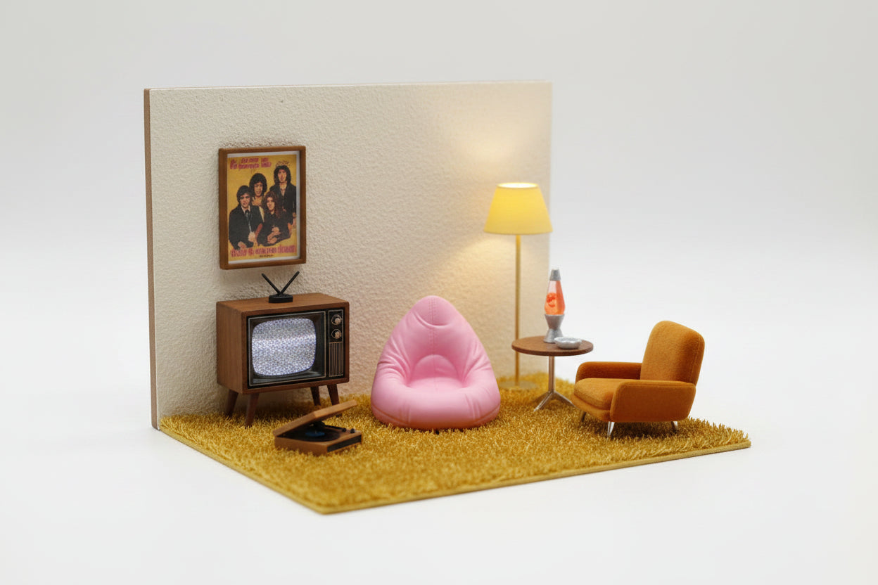 Mini Brands - ZURU - Miniature - Pink Bean Bag Chair