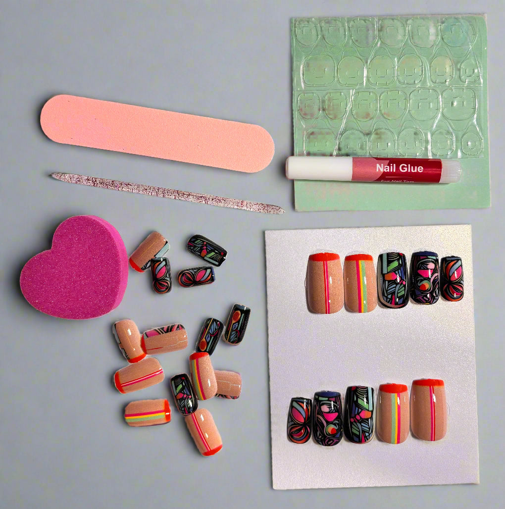 Press on Nails - Stripes and Graphics