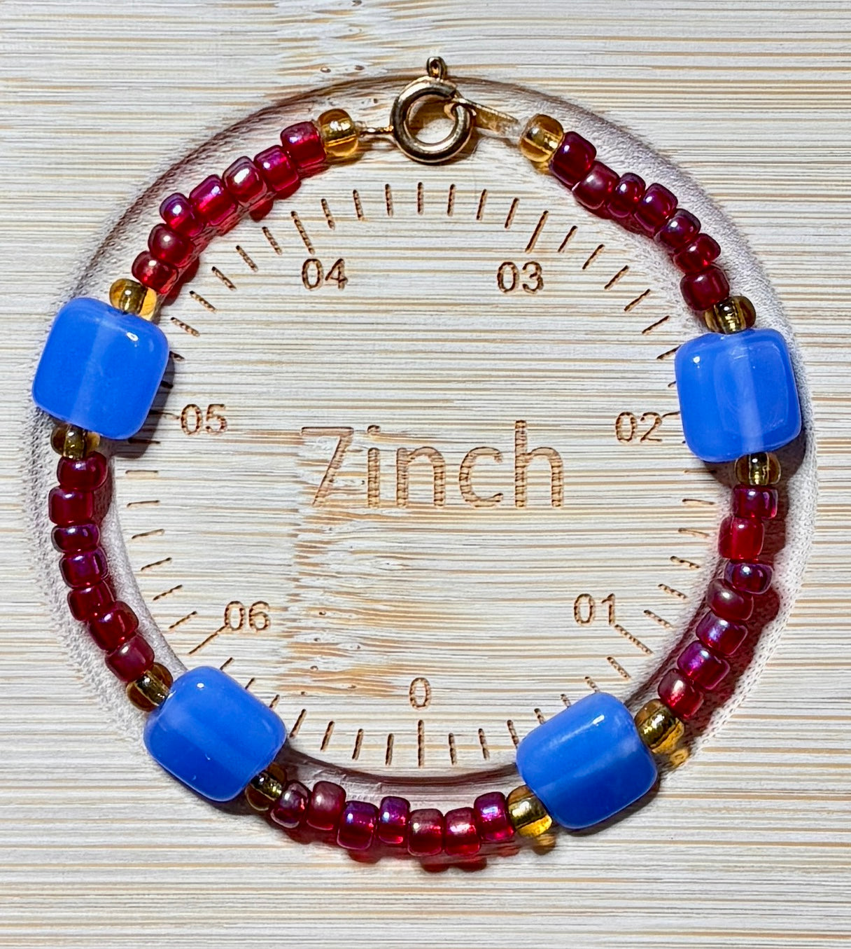 Handmade Beaded Bracelet - 7"
