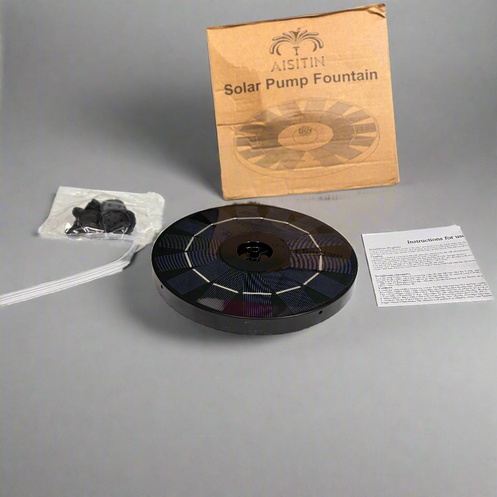 Solar Pump Fountain - 18cm (7.09in)