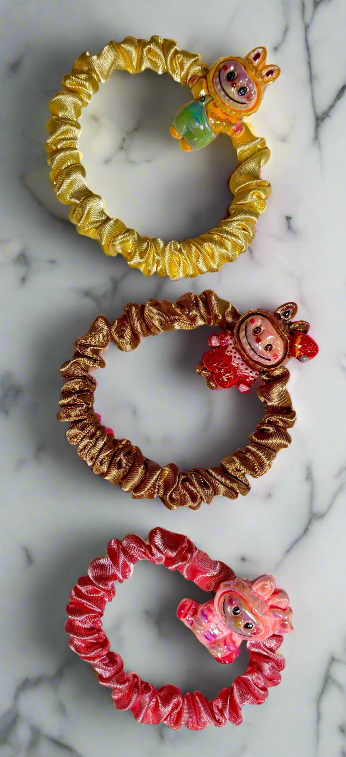 Labubu Hair Tie Trio Set