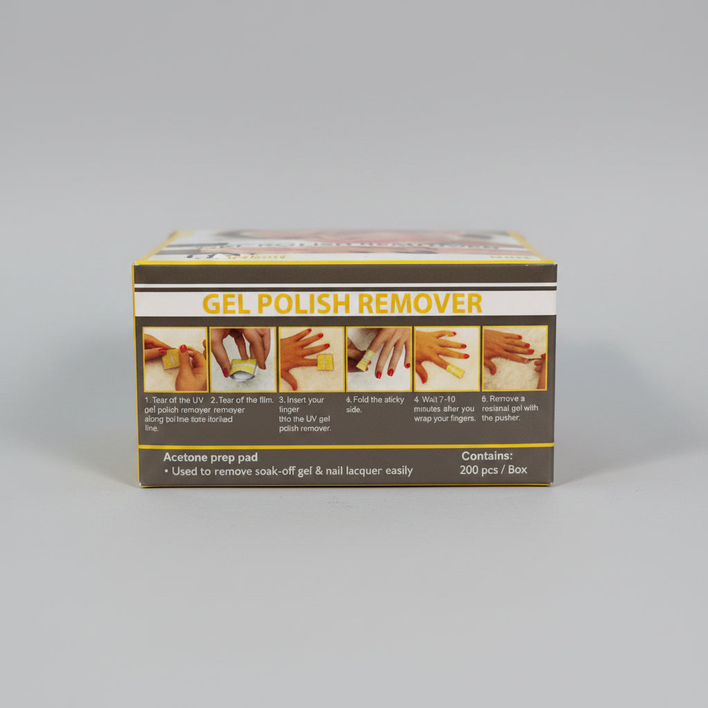 Gel Polish Remover - 200 pcs.