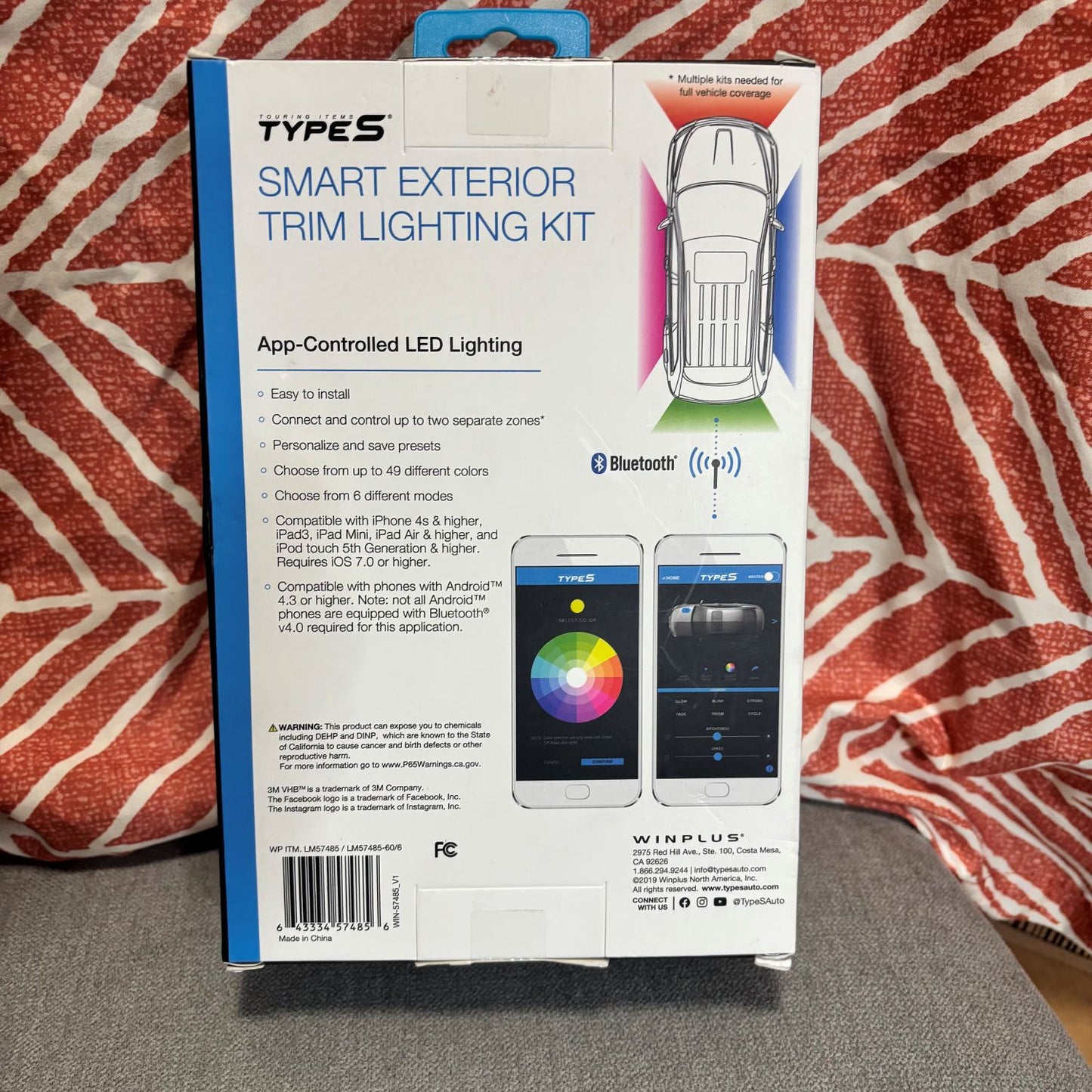 Type S Smart Exterior Trim Lighting Kit App Controlled LED Lighting