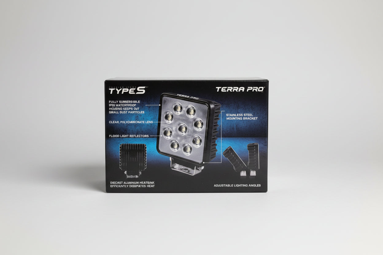 Type S Terra Pro 4in Pro Square - Flood Light