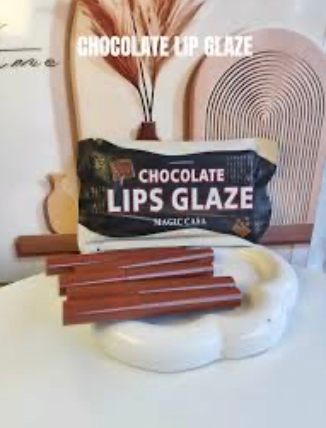 Velvety Soft Chocolate Lips Glaze - 5 Piece Set