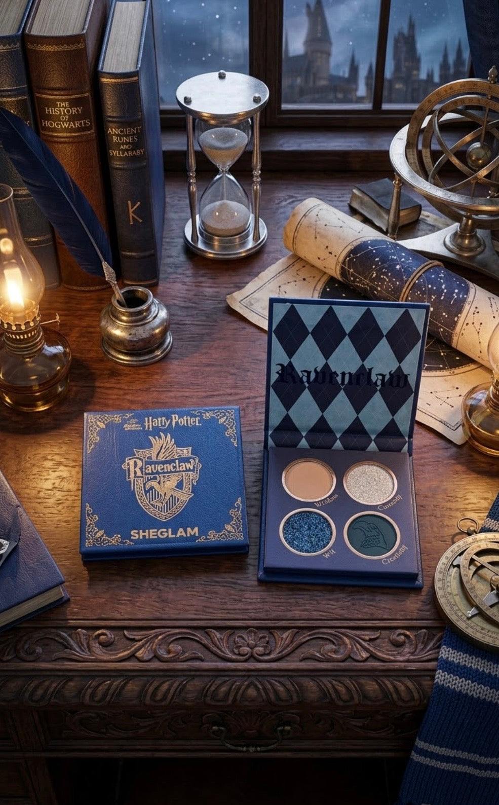 Eye Shadow - Four Quad Palette - Harry Potter Hogwarts School of Witchcraft and Wizardry - SHEGLAM Hogwarts Houses Palette Set