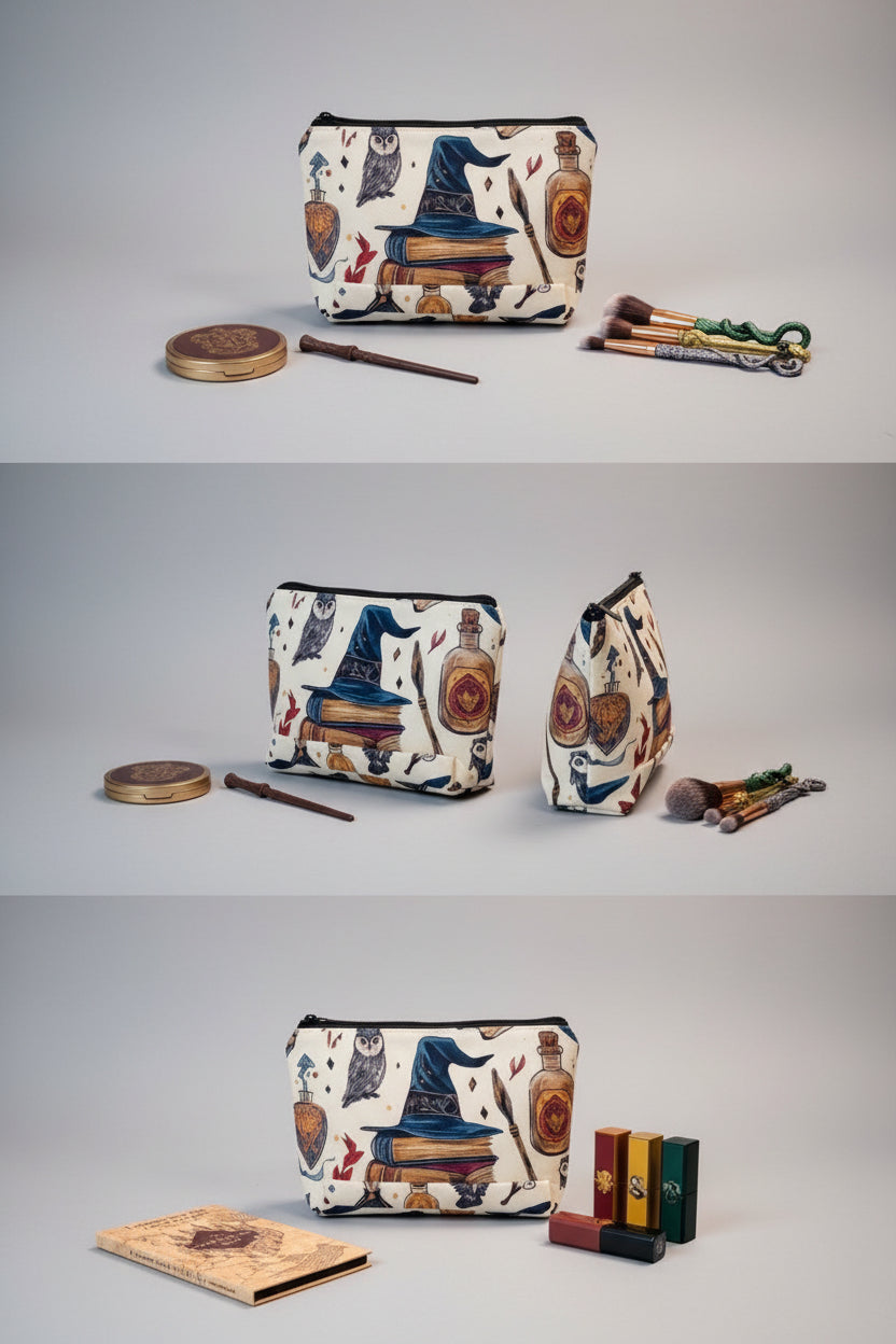 Pencil Case - Makeup Bag - Harry Potter - Wizard - Hogwarts