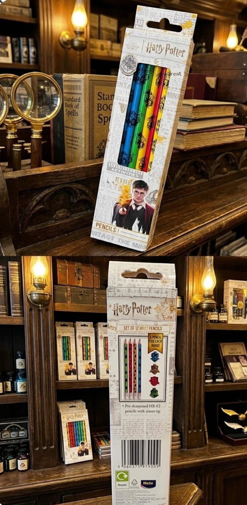 Pencils - Helix - Harry Potter - Set of 12 Pack