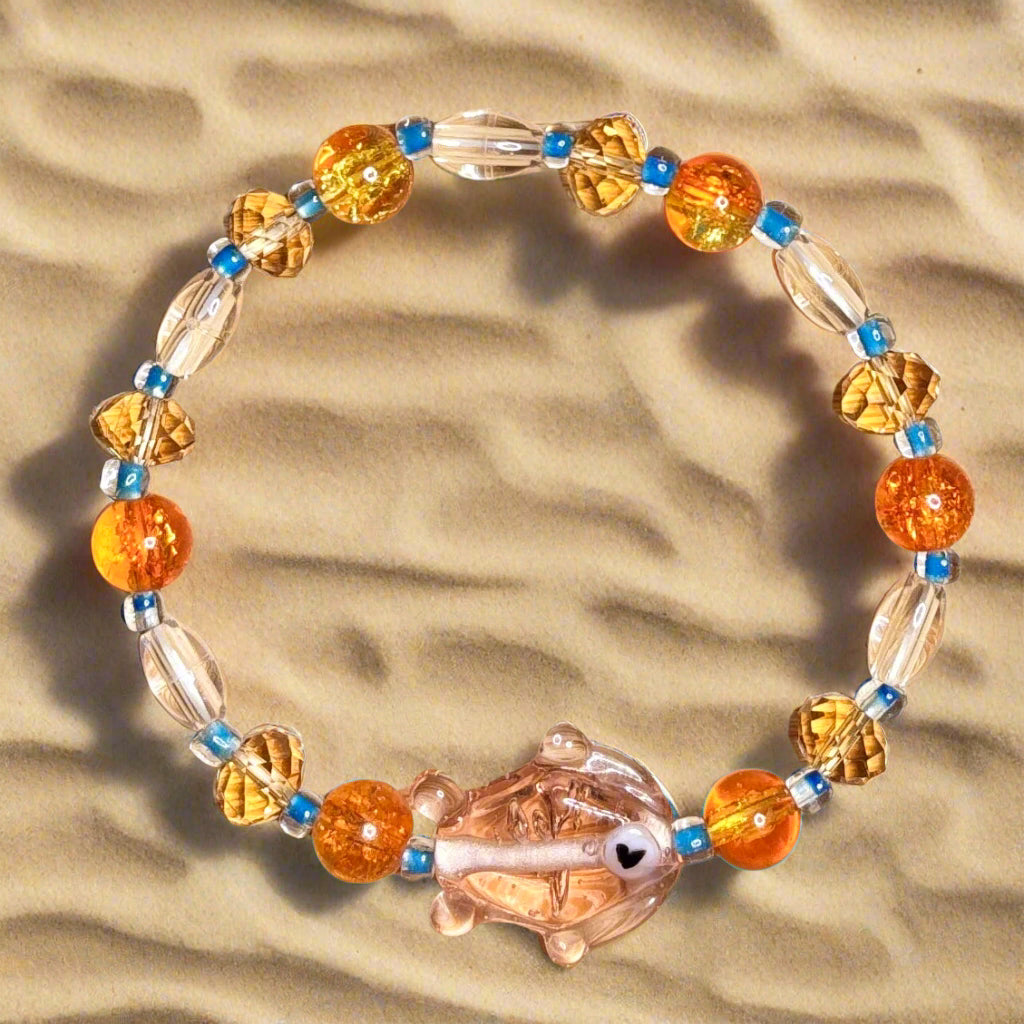 Handmade - Sunken Treasure Strand - Stretch Bracelet