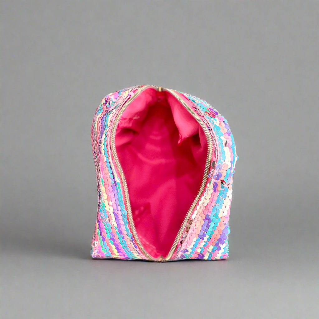 Rainbow Sparkle Pouch/ Bag