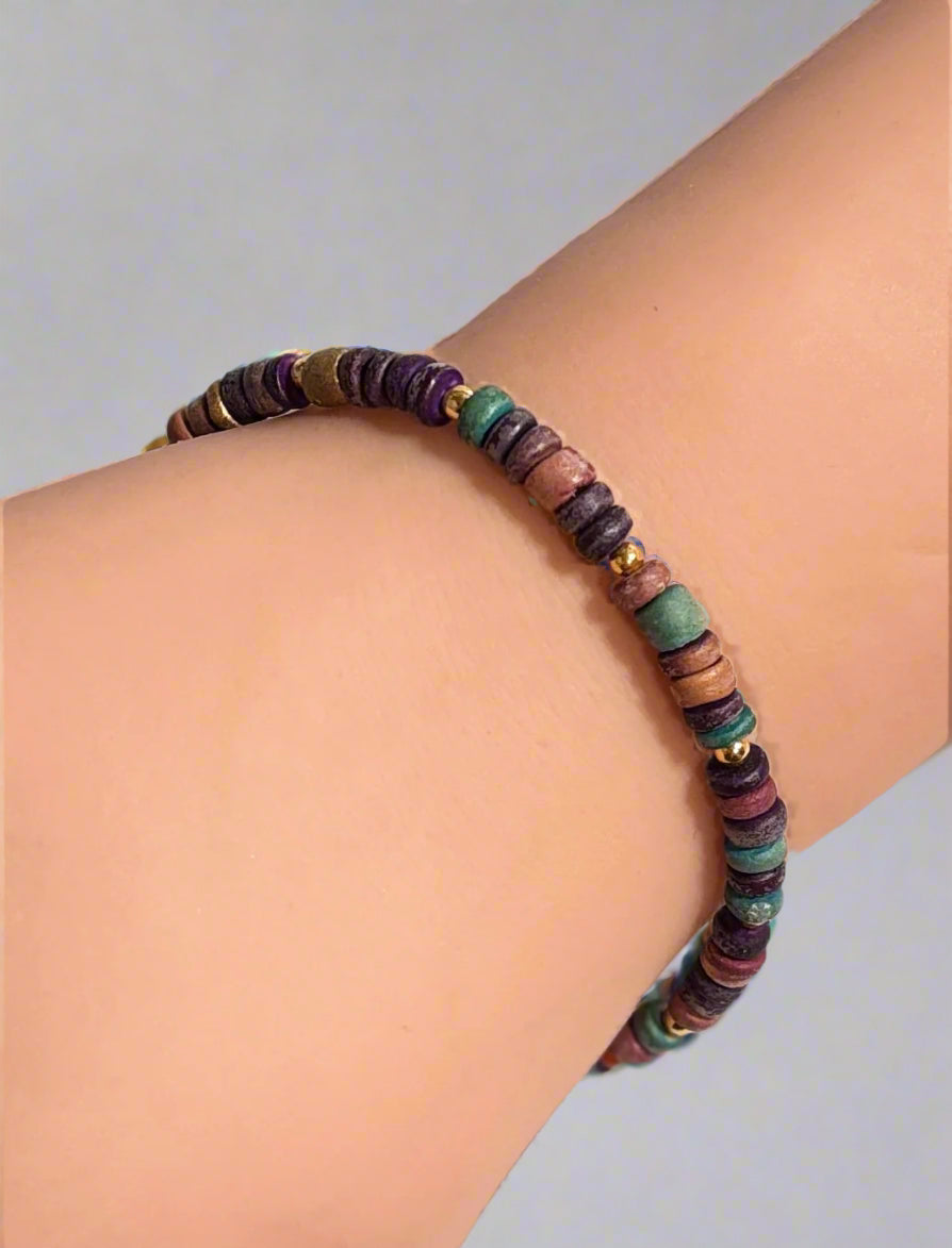 Earth's Harmony - Handmade - 9" Bracelet