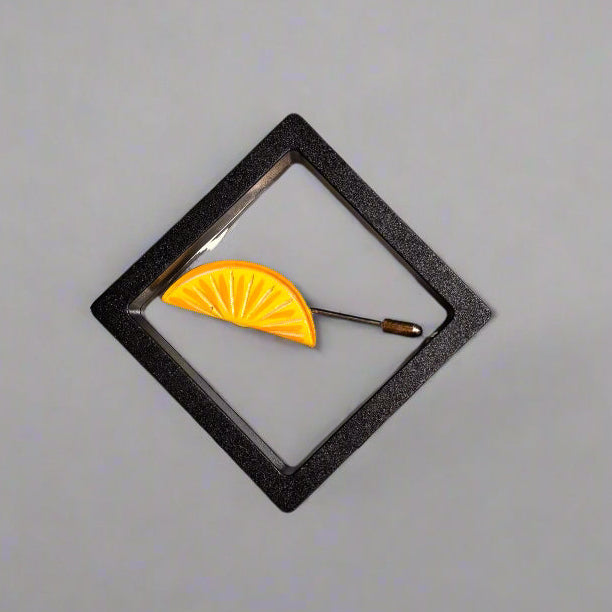 Vintaged - 1980's Lemon Slice Stick Pin