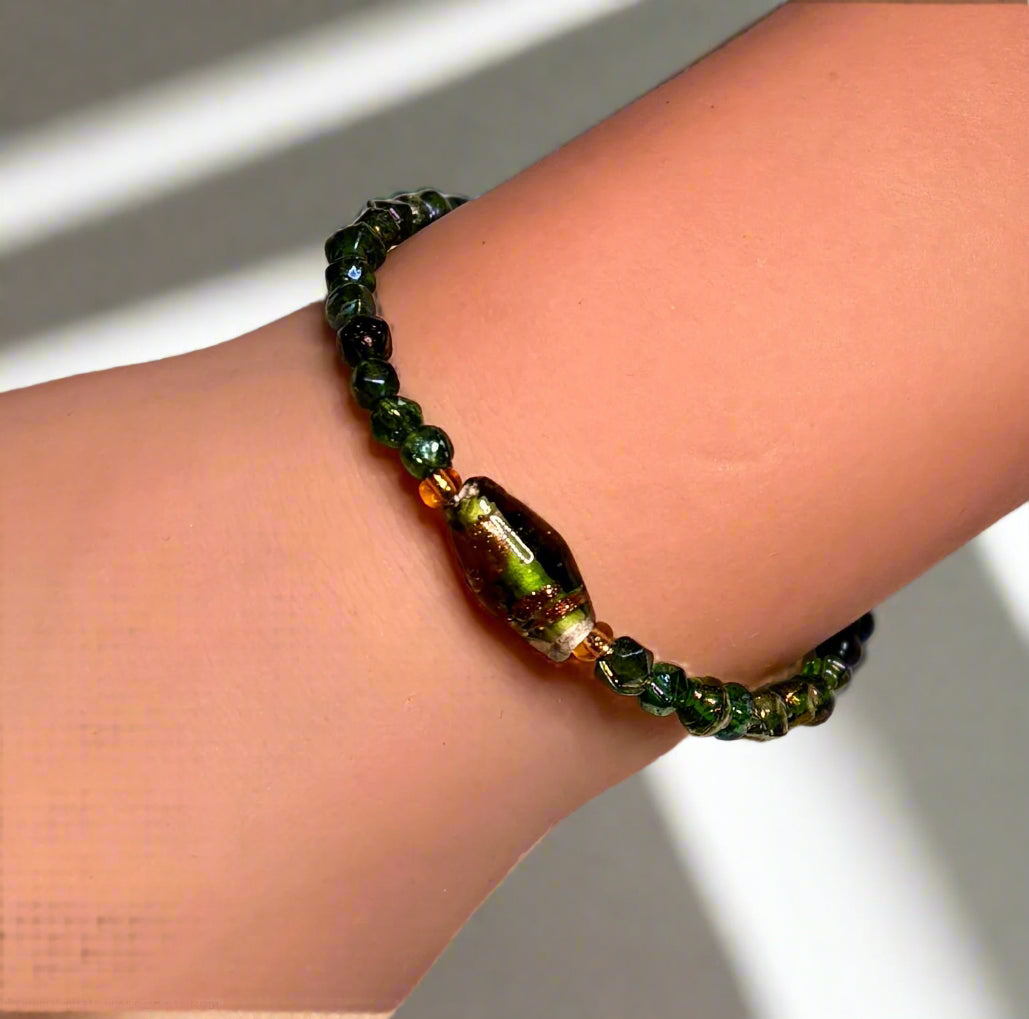 Handmade - 8" - Beaded Bracelet