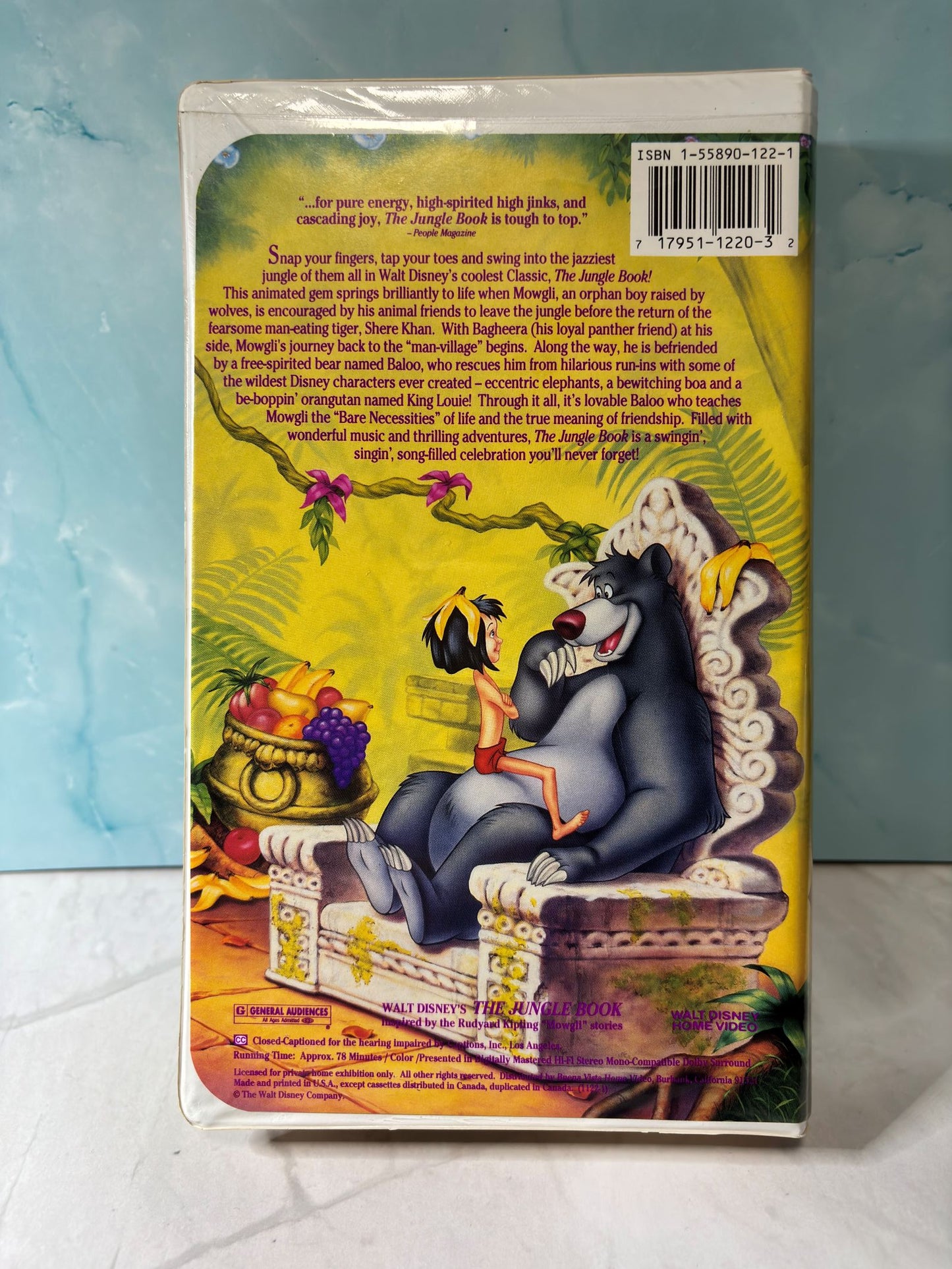 VHS The Classics Walt Disney Home Video - The Jungle Book