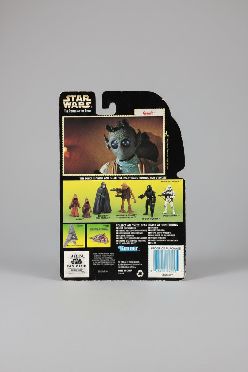 Action Figure - Star Wars - The Power of the Force - Greedo - with Blaster Pistol