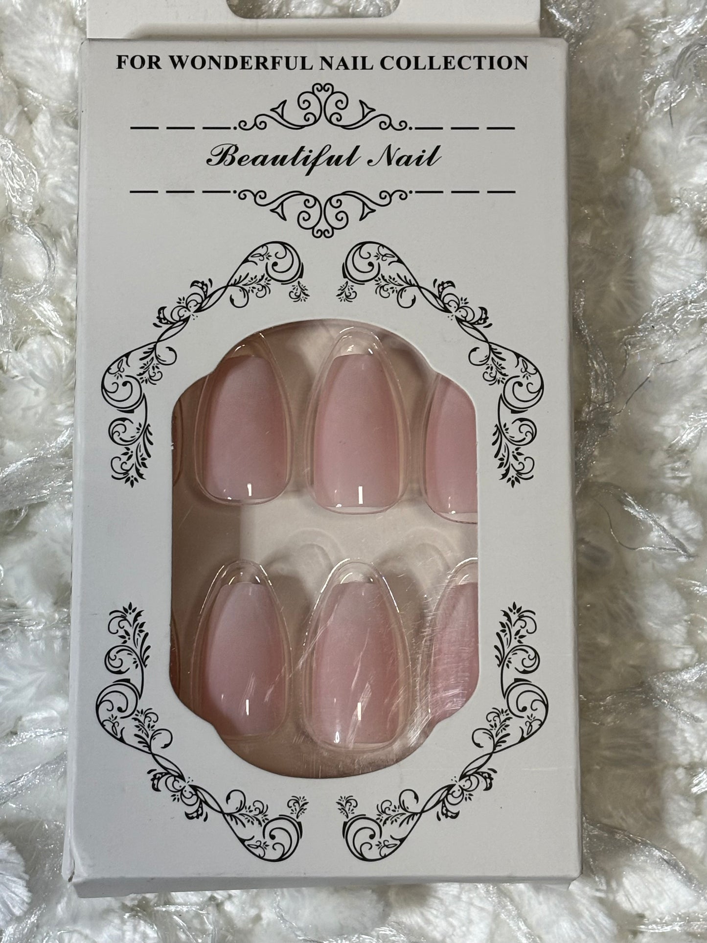 Press on Nails - Pink Almond Shape