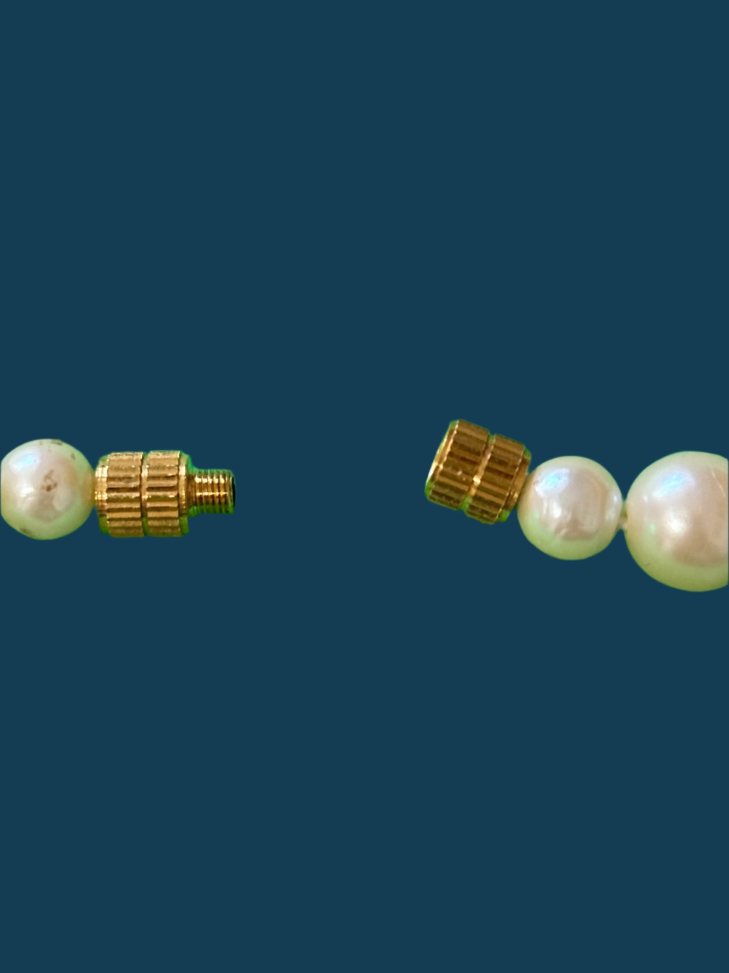 Necklace - Vintage 1928 Single Strand Glass Faux Pearl