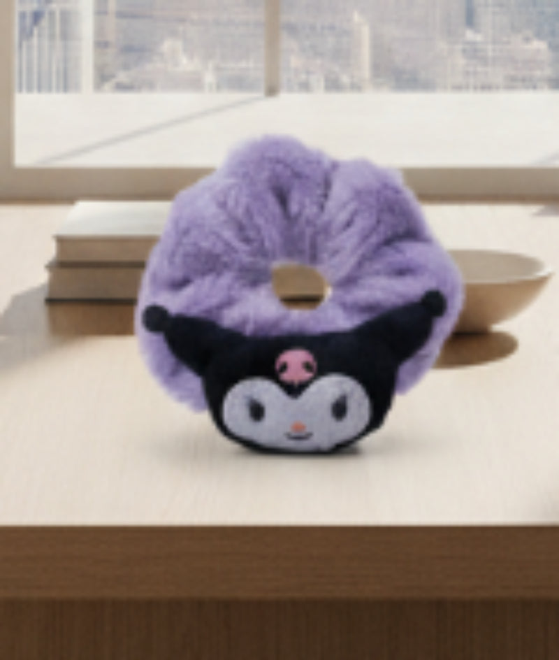 Plush Kuromi Hair Scrunchie