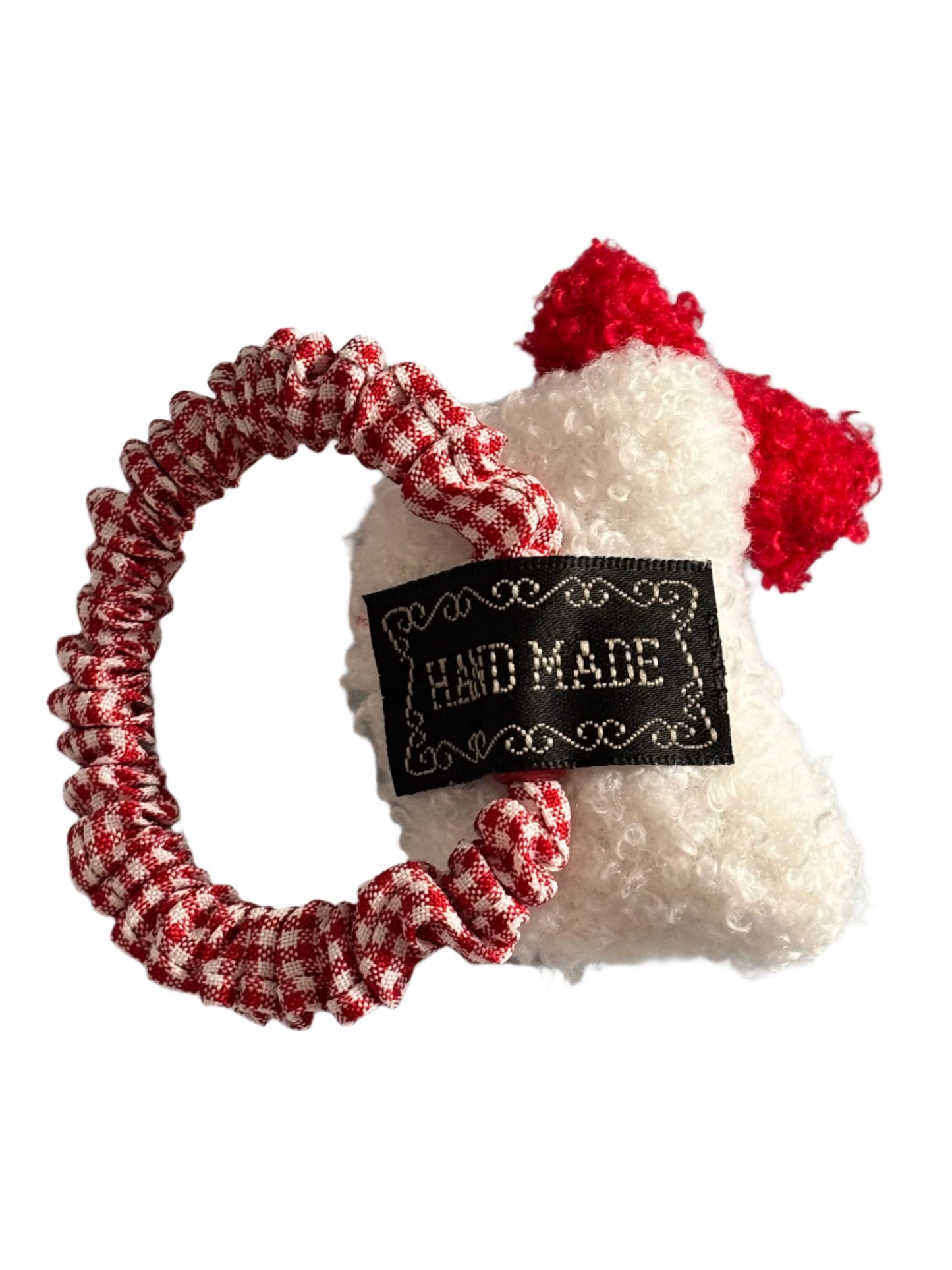 Hair Tie - Hello Kitty Red and White Graham Band