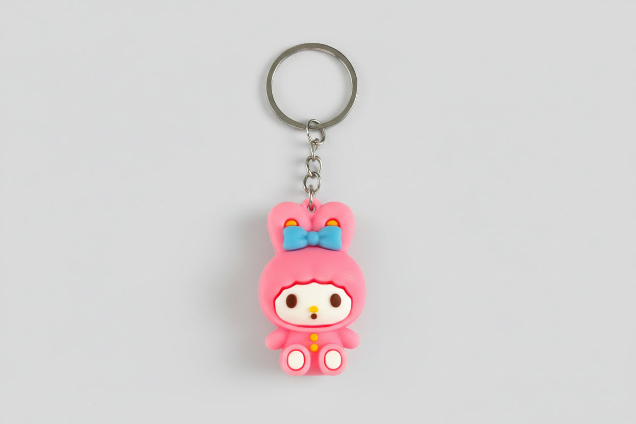 Keychain - Sanrio - Pajama Party - Hello Kitty