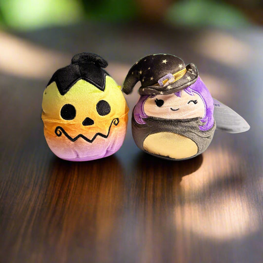 Halloween Squishmallows - Voodie the Witch and Johan the Pumpkin