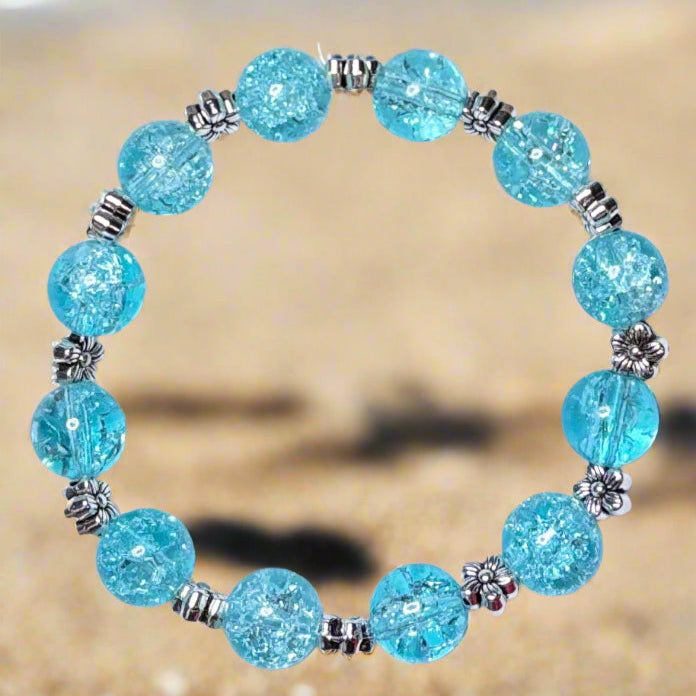 Handmade - Glass Beaded Bracelet -