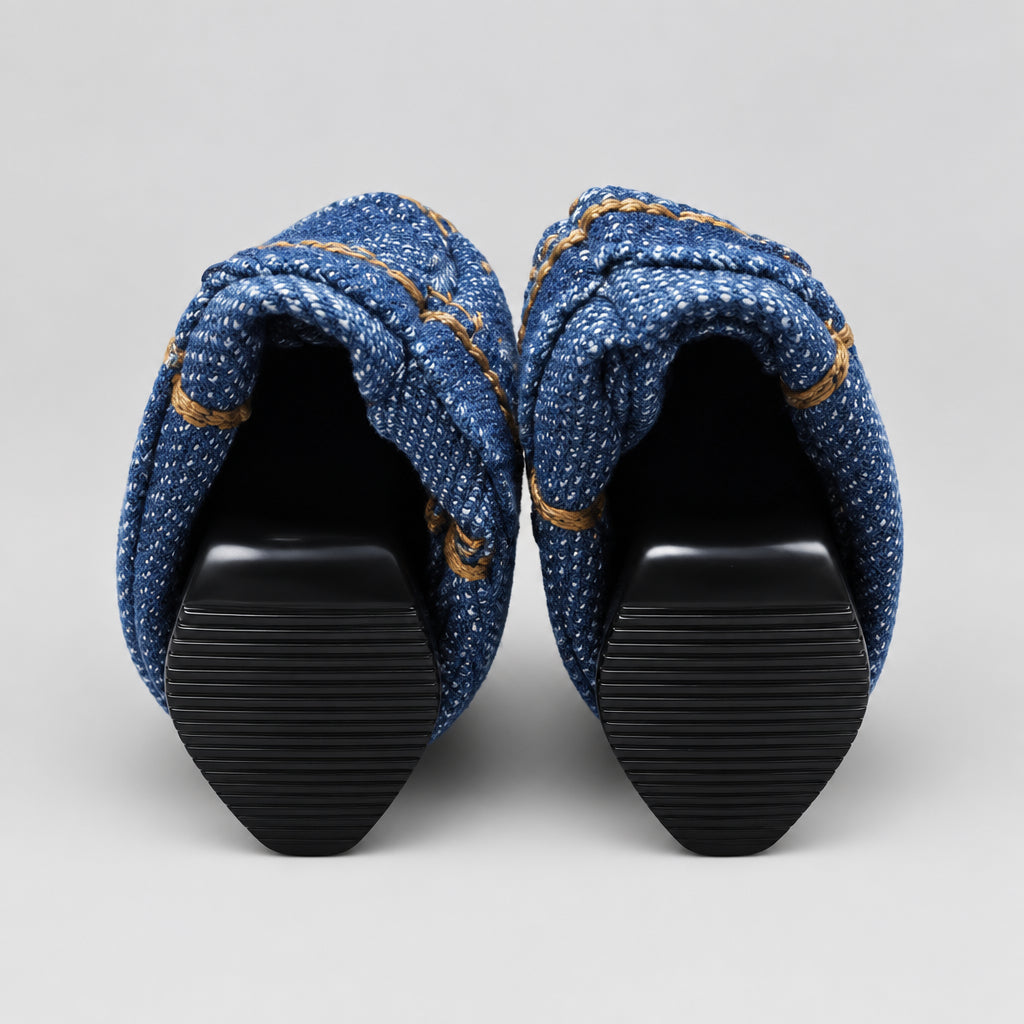 Mini Brands - ZURU - Fashion Mode - Denim Blue - Fold Over Boots