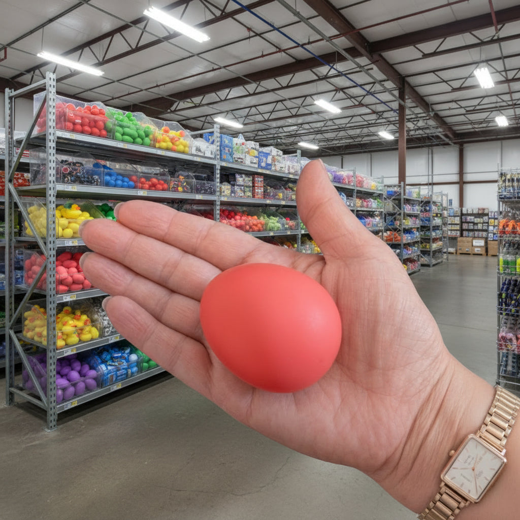 Easter Egg Stress Balls in Vibrant Color - 5 in a Set