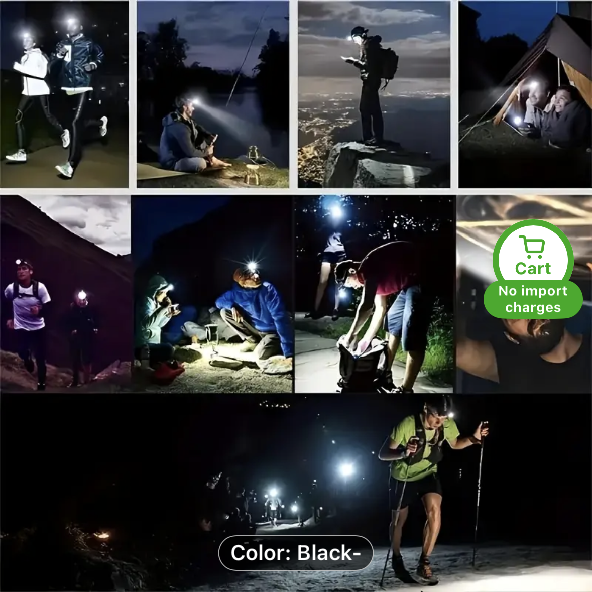 25000LM LED Rechargeable Headlamp Flashlight
