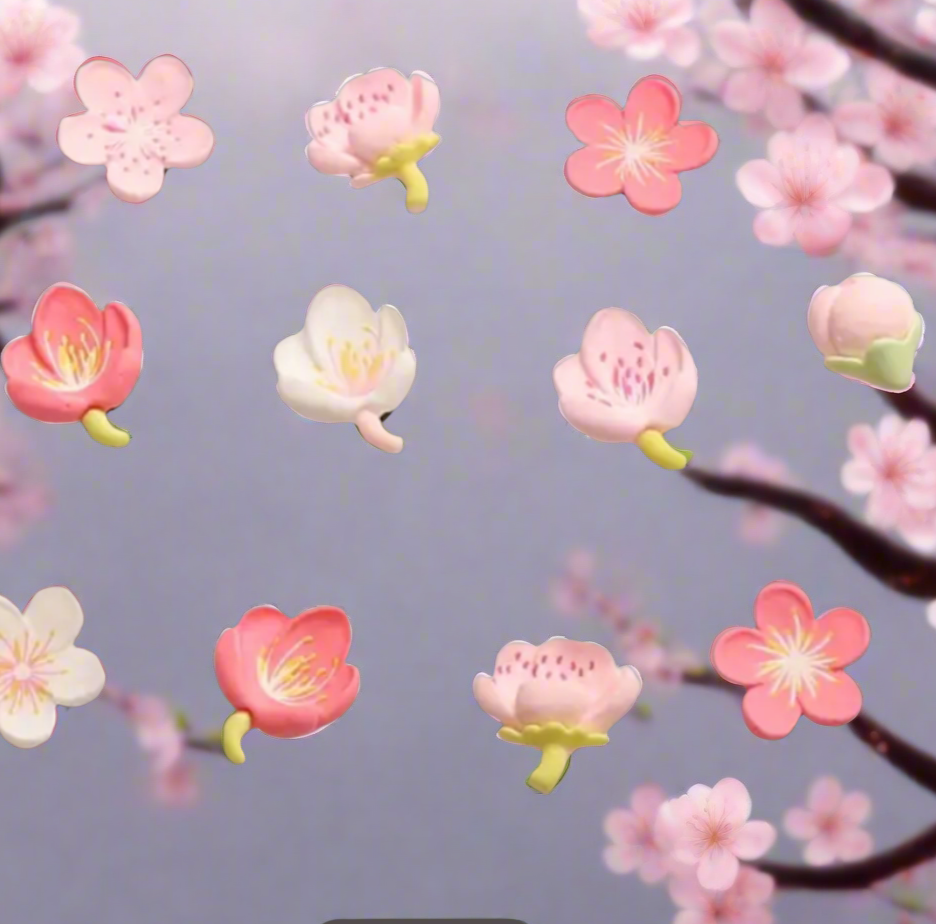 Decorative Shoe Charms - Flowers