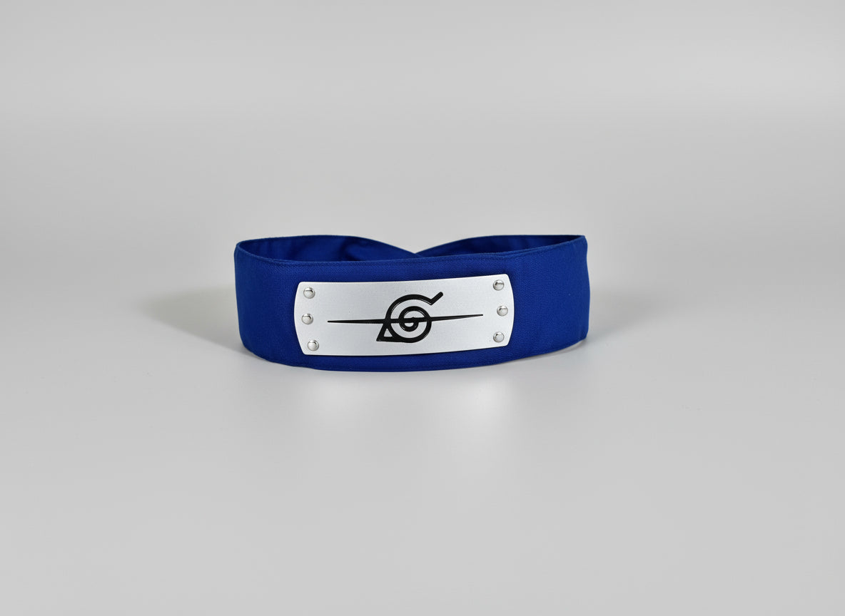 Naruto Rogue Ninja Headband - Royal Blue - Crossed Off Symbol